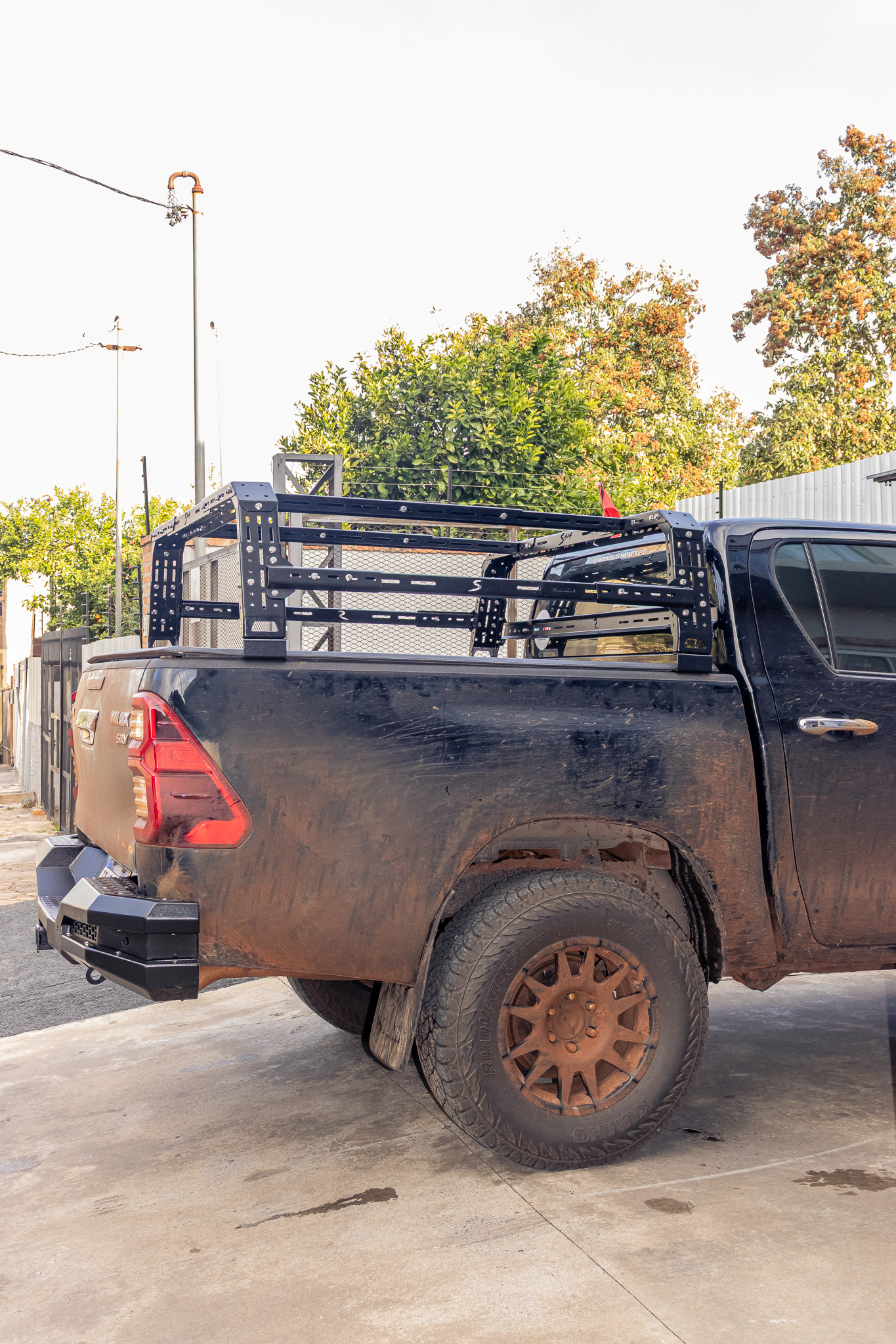 Rack de carrocería S4X4 para pick-up doble cabina